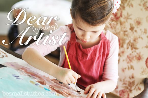 Dear Young Artist (a guest post by Emily Freeman)