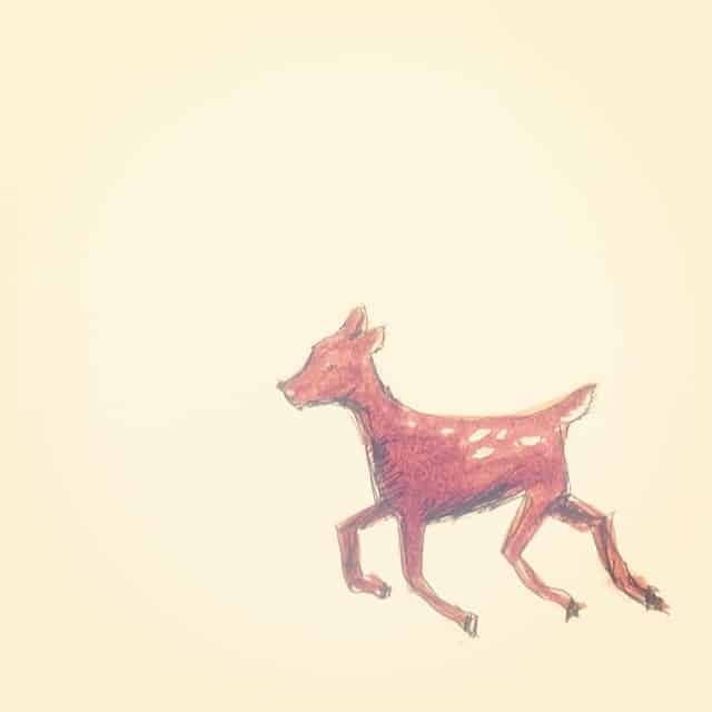 Oh deer. Working on a little something for @besmallstudios – inspiration is everywhere this week.