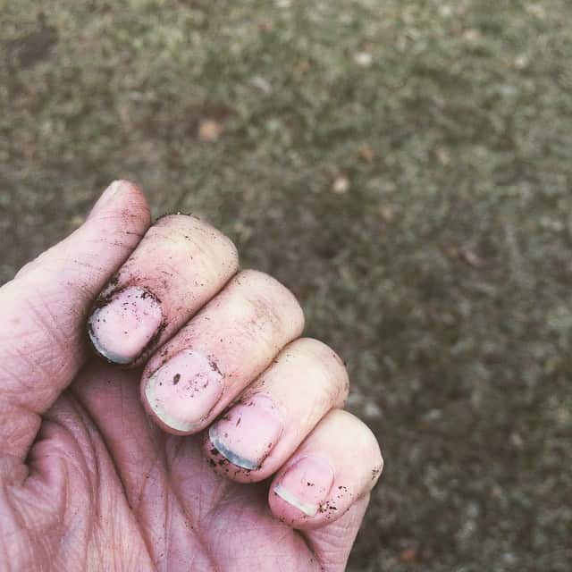 Spring manicure.