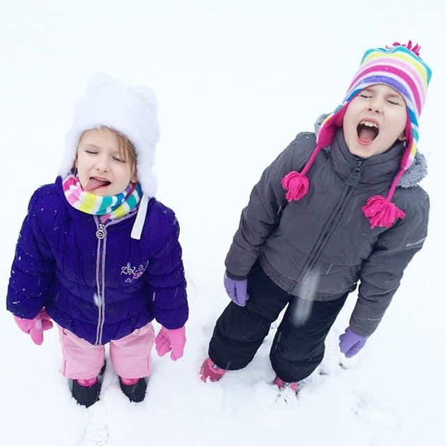 "Winter has finally come! Our dreams have come true! We must sled down the hill, with cupcakes in our hands!" -Eleanor, Age 6, girl after my own heart.